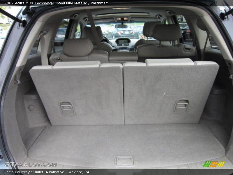 Steel Blue Metallic / Parchment 2007 Acura MDX Technology