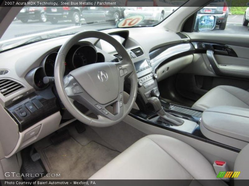 Steel Blue Metallic / Parchment 2007 Acura MDX Technology