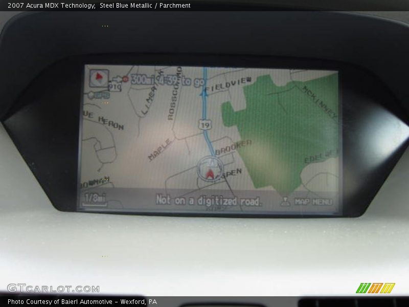Steel Blue Metallic / Parchment 2007 Acura MDX Technology
