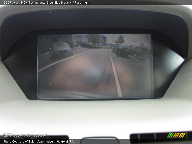 Steel Blue Metallic / Parchment 2007 Acura MDX Technology