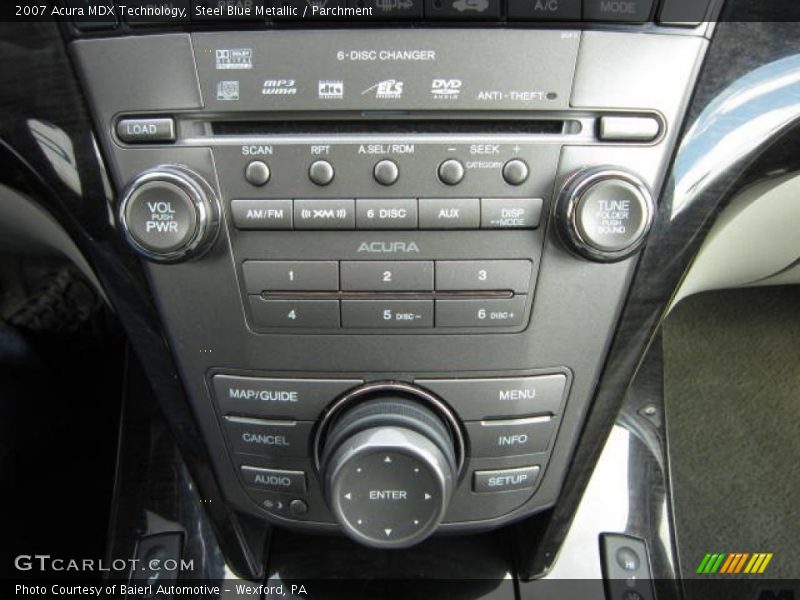 Steel Blue Metallic / Parchment 2007 Acura MDX Technology