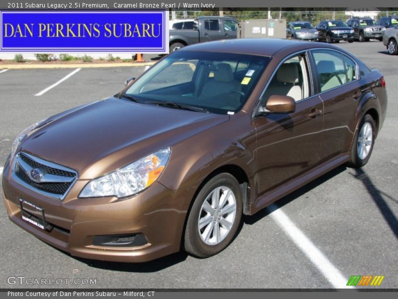 Caramel Bronze Pearl / Warm Ivory 2011 Subaru Legacy 2.5i Premium