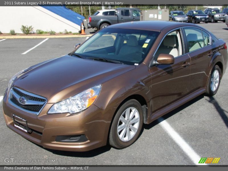 Caramel Bronze Pearl / Warm Ivory 2011 Subaru Legacy 2.5i Premium