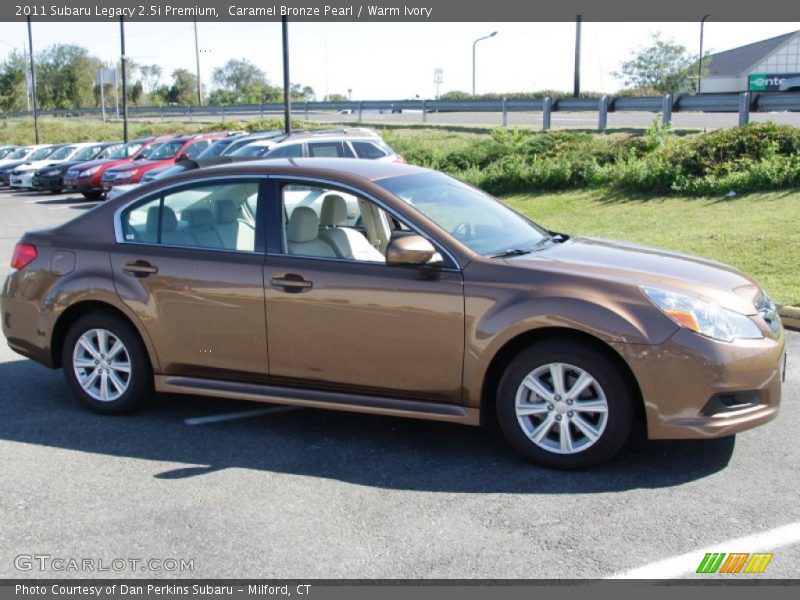 Caramel Bronze Pearl / Warm Ivory 2011 Subaru Legacy 2.5i Premium