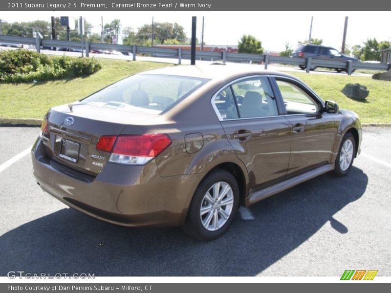 Caramel Bronze Pearl / Warm Ivory 2011 Subaru Legacy 2.5i Premium