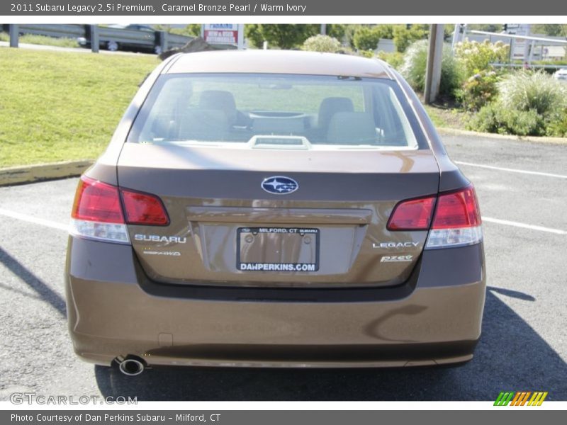 Caramel Bronze Pearl / Warm Ivory 2011 Subaru Legacy 2.5i Premium