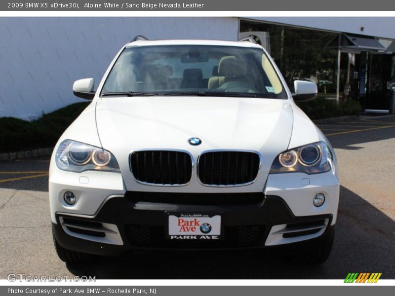 Alpine White / Sand Beige Nevada Leather 2009 BMW X5 xDrive30i