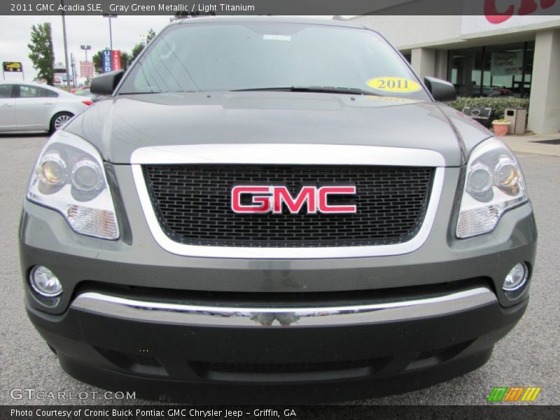 Gray Green Metallic / Light Titanium 2011 GMC Acadia SLE