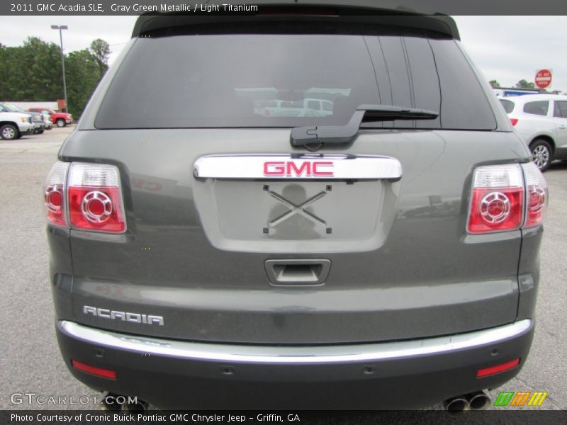 Gray Green Metallic / Light Titanium 2011 GMC Acadia SLE