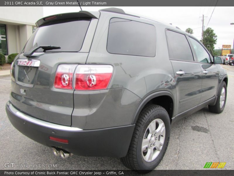 Gray Green Metallic / Light Titanium 2011 GMC Acadia SLE