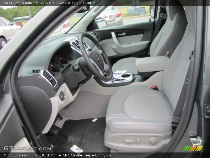 Gray Green Metallic / Light Titanium 2011 GMC Acadia SLE