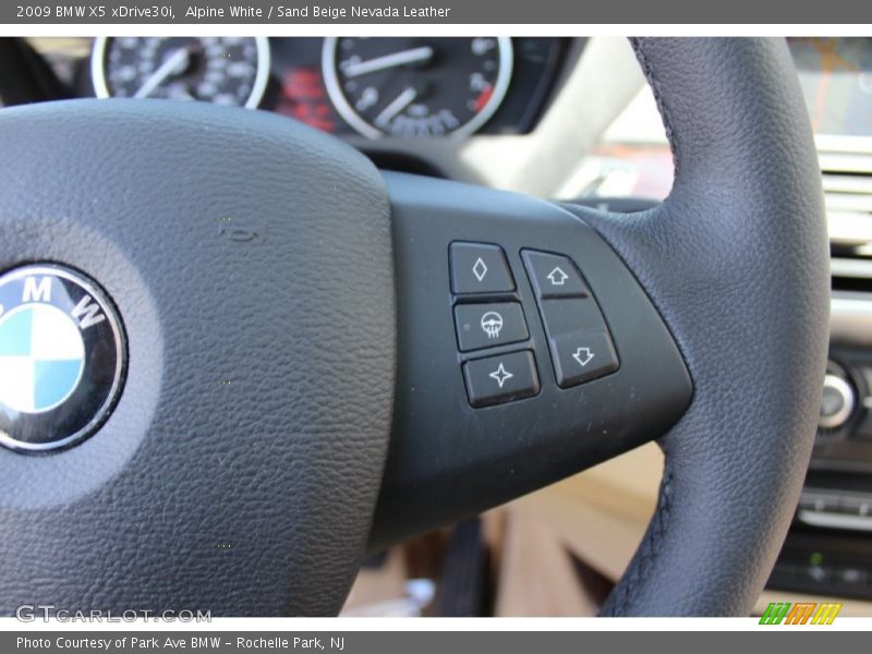 Alpine White / Sand Beige Nevada Leather 2009 BMW X5 xDrive30i
