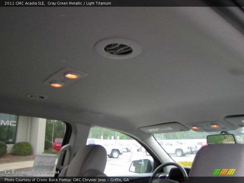 Gray Green Metallic / Light Titanium 2011 GMC Acadia SLE