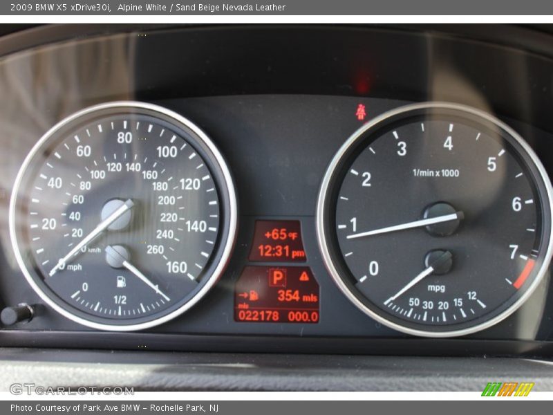 Alpine White / Sand Beige Nevada Leather 2009 BMW X5 xDrive30i