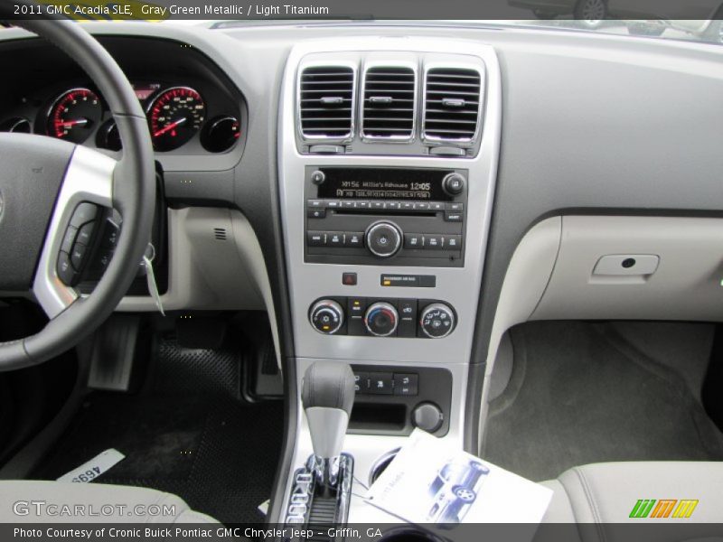 Gray Green Metallic / Light Titanium 2011 GMC Acadia SLE