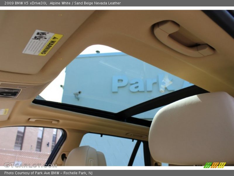 Alpine White / Sand Beige Nevada Leather 2009 BMW X5 xDrive30i