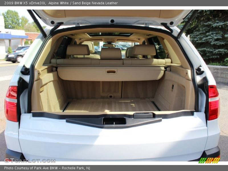 Alpine White / Sand Beige Nevada Leather 2009 BMW X5 xDrive30i
