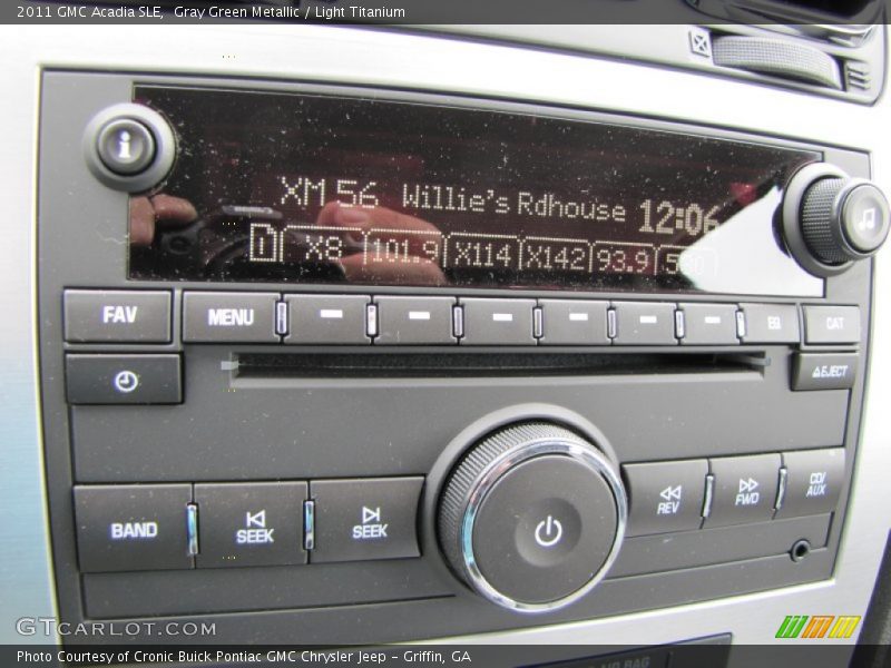 Gray Green Metallic / Light Titanium 2011 GMC Acadia SLE