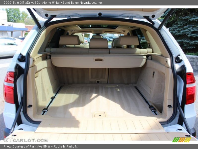 Alpine White / Sand Beige Nevada Leather 2009 BMW X5 xDrive30i