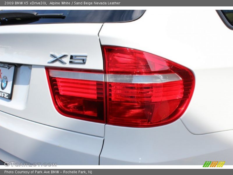 Alpine White / Sand Beige Nevada Leather 2009 BMW X5 xDrive30i