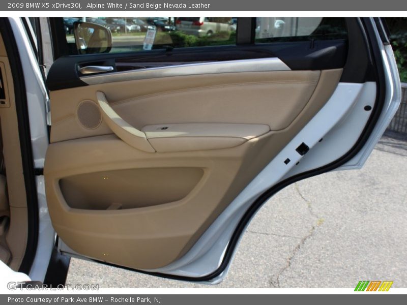 Alpine White / Sand Beige Nevada Leather 2009 BMW X5 xDrive30i