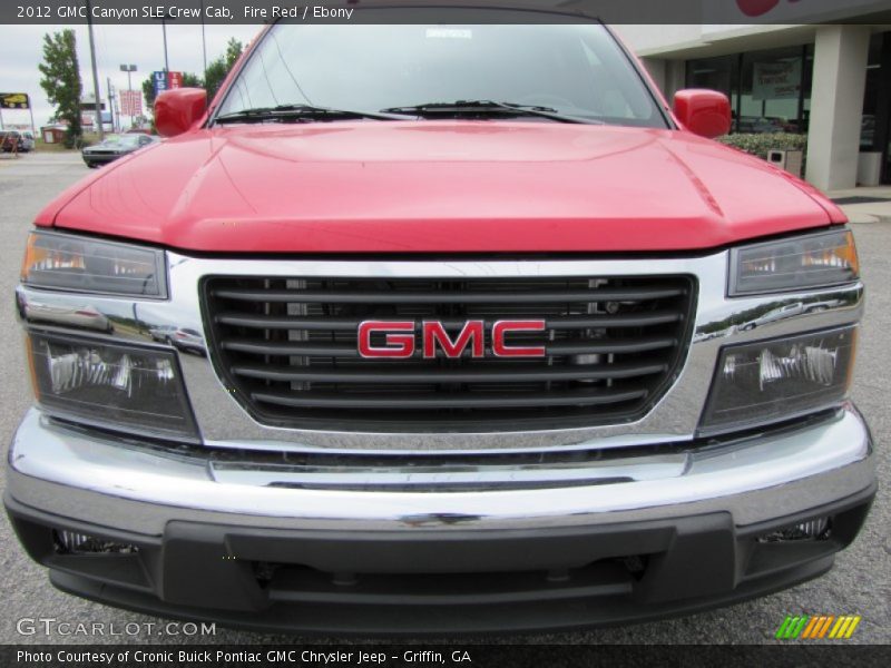 Fire Red / Ebony 2012 GMC Canyon SLE Crew Cab