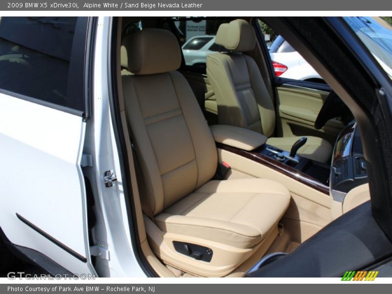 Alpine White / Sand Beige Nevada Leather 2009 BMW X5 xDrive30i