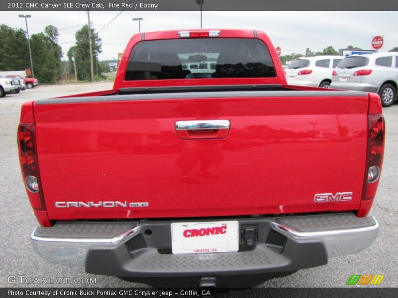 Fire Red / Ebony 2012 GMC Canyon SLE Crew Cab