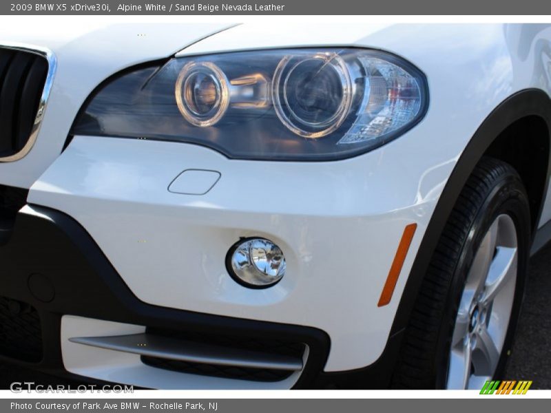 Alpine White / Sand Beige Nevada Leather 2009 BMW X5 xDrive30i