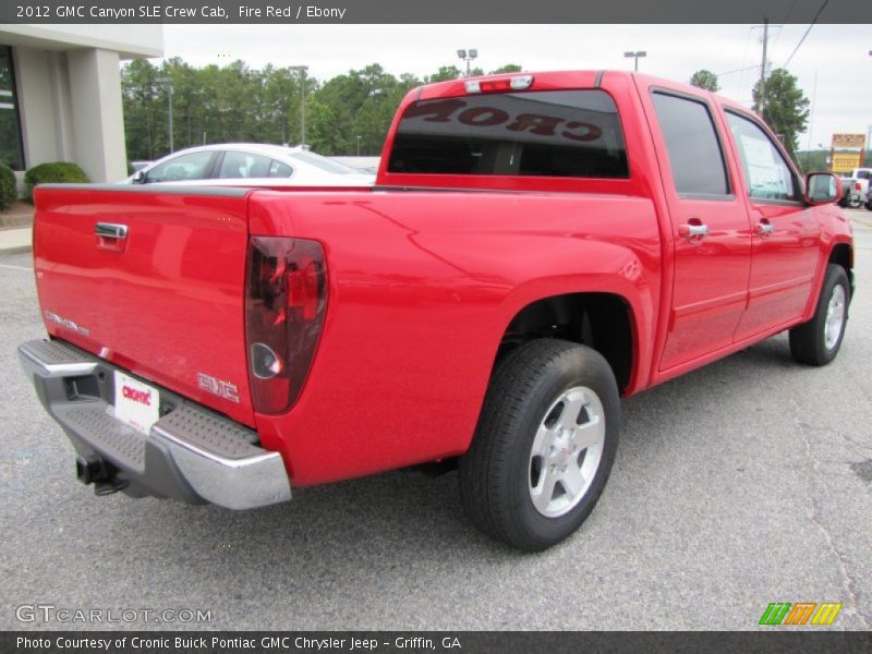 Fire Red / Ebony 2012 GMC Canyon SLE Crew Cab
