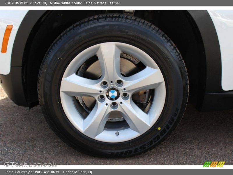 Alpine White / Sand Beige Nevada Leather 2009 BMW X5 xDrive30i
