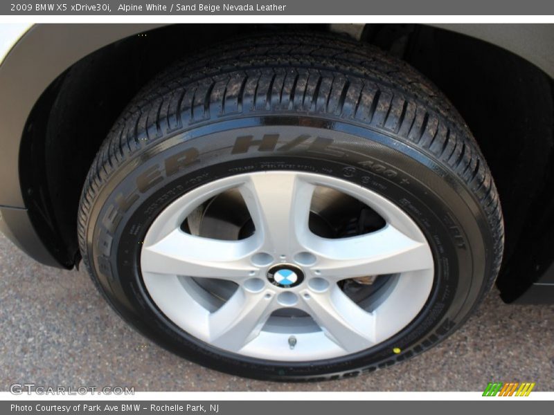 Alpine White / Sand Beige Nevada Leather 2009 BMW X5 xDrive30i
