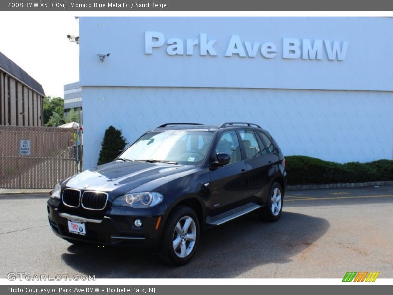 Monaco Blue Metallic / Sand Beige 2008 BMW X5 3.0si