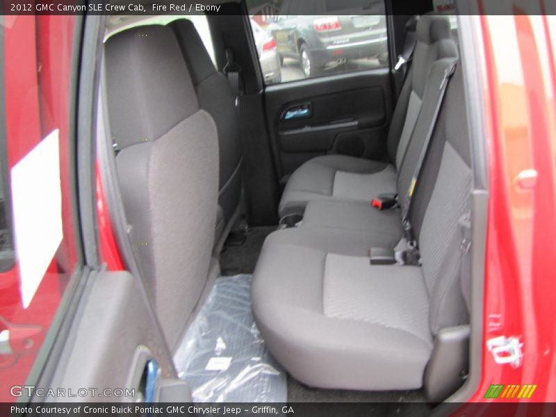  2012 Canyon SLE Crew Cab Ebony Interior