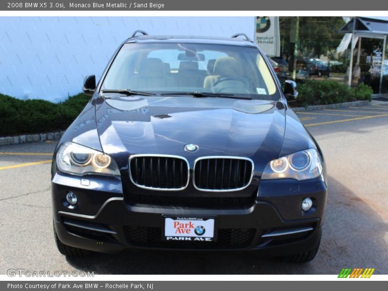 Monaco Blue Metallic / Sand Beige 2008 BMW X5 3.0si