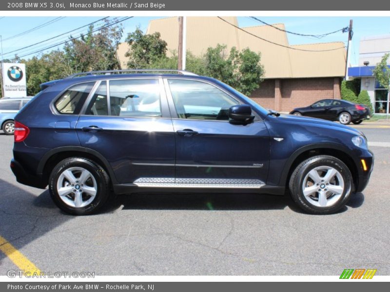 Monaco Blue Metallic / Sand Beige 2008 BMW X5 3.0si