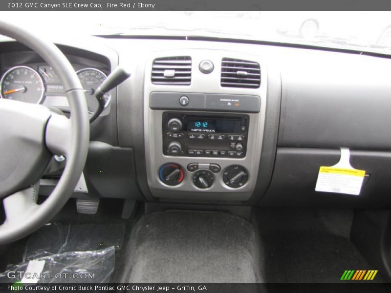 Controls of 2012 Canyon SLE Crew Cab