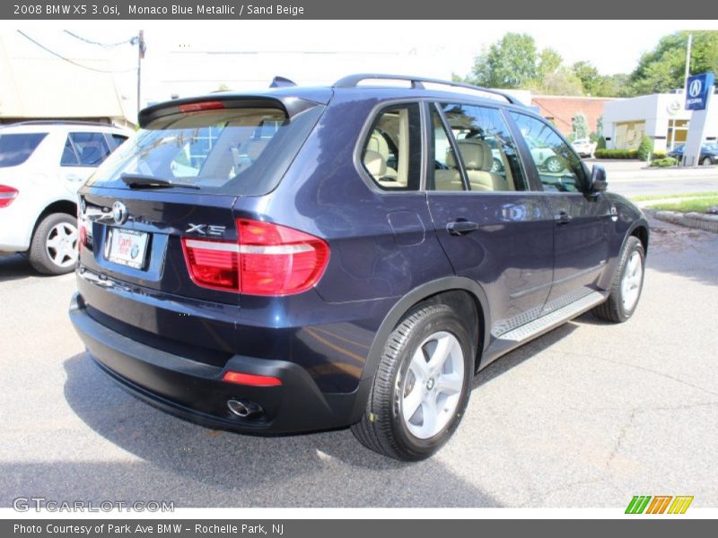 Monaco Blue Metallic / Sand Beige 2008 BMW X5 3.0si