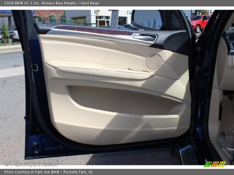 Monaco Blue Metallic / Sand Beige 2008 BMW X5 3.0si