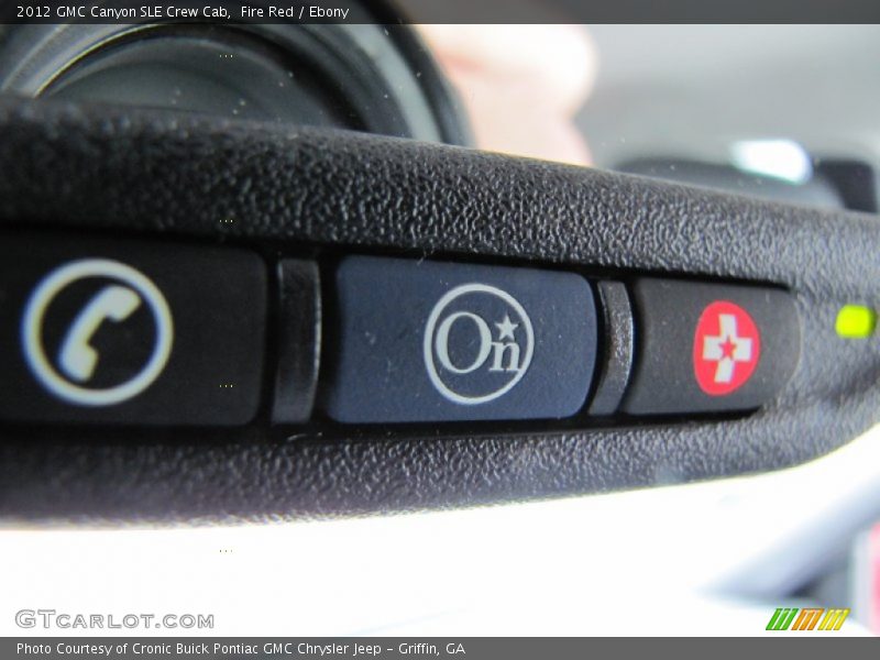 Controls of 2012 Canyon SLE Crew Cab