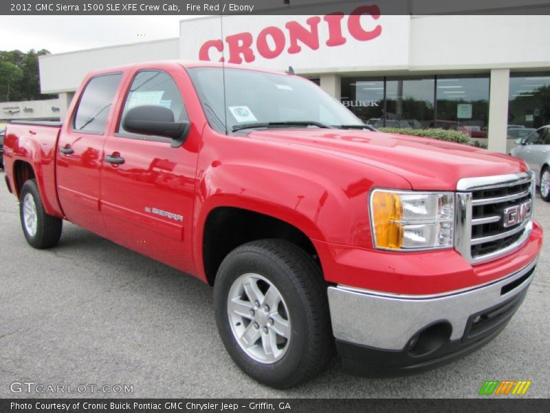 Fire Red / Ebony 2012 GMC Sierra 1500 SLE XFE Crew Cab