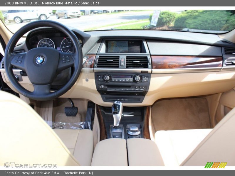Monaco Blue Metallic / Sand Beige 2008 BMW X5 3.0si