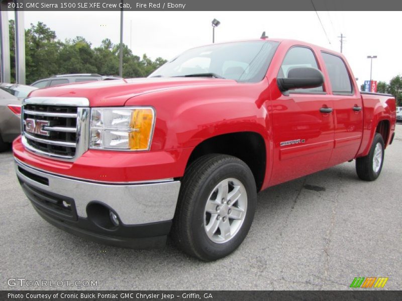 Fire Red / Ebony 2012 GMC Sierra 1500 SLE XFE Crew Cab