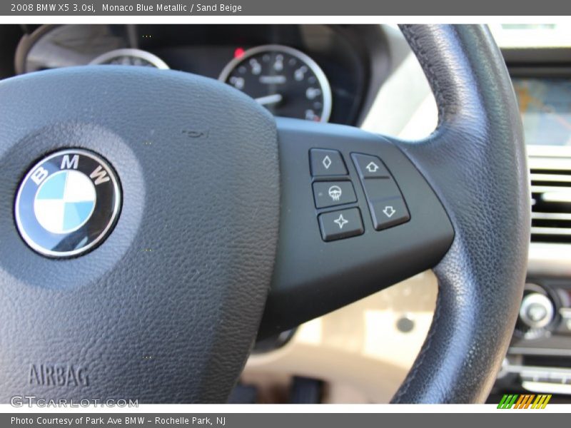 Monaco Blue Metallic / Sand Beige 2008 BMW X5 3.0si