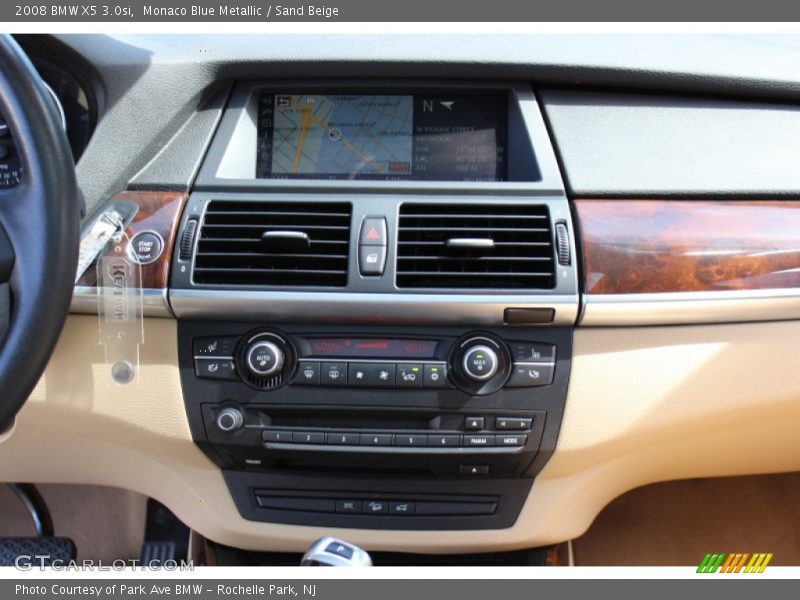 Monaco Blue Metallic / Sand Beige 2008 BMW X5 3.0si