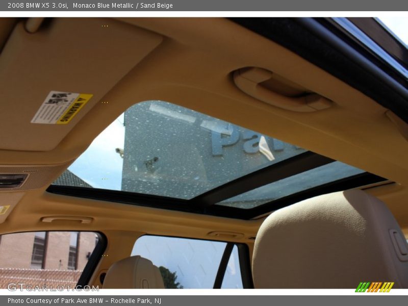 Monaco Blue Metallic / Sand Beige 2008 BMW X5 3.0si