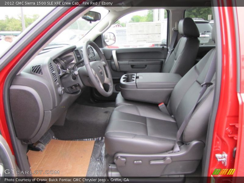  2012 Sierra 1500 SLE XFE Crew Cab Ebony Interior