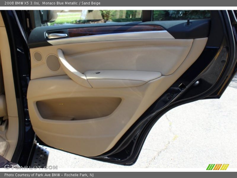 Monaco Blue Metallic / Sand Beige 2008 BMW X5 3.0si