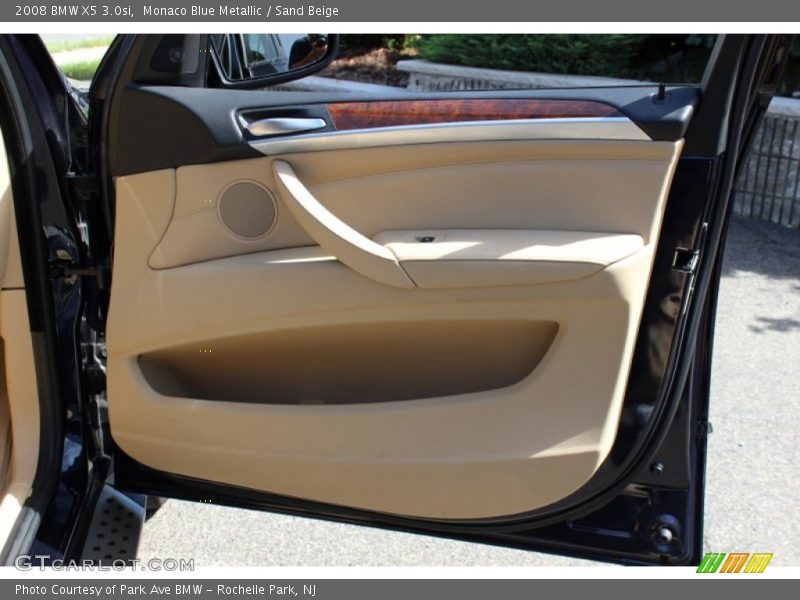 Monaco Blue Metallic / Sand Beige 2008 BMW X5 3.0si