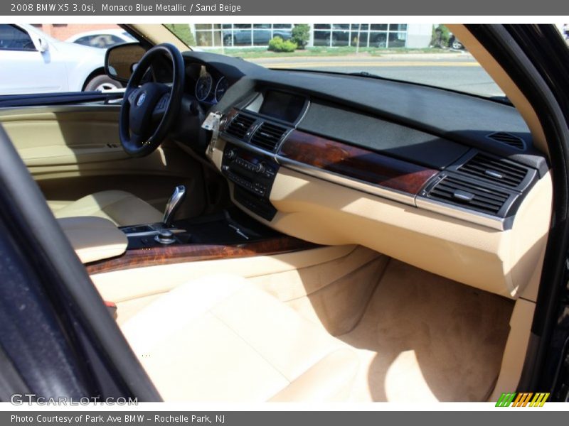 Monaco Blue Metallic / Sand Beige 2008 BMW X5 3.0si